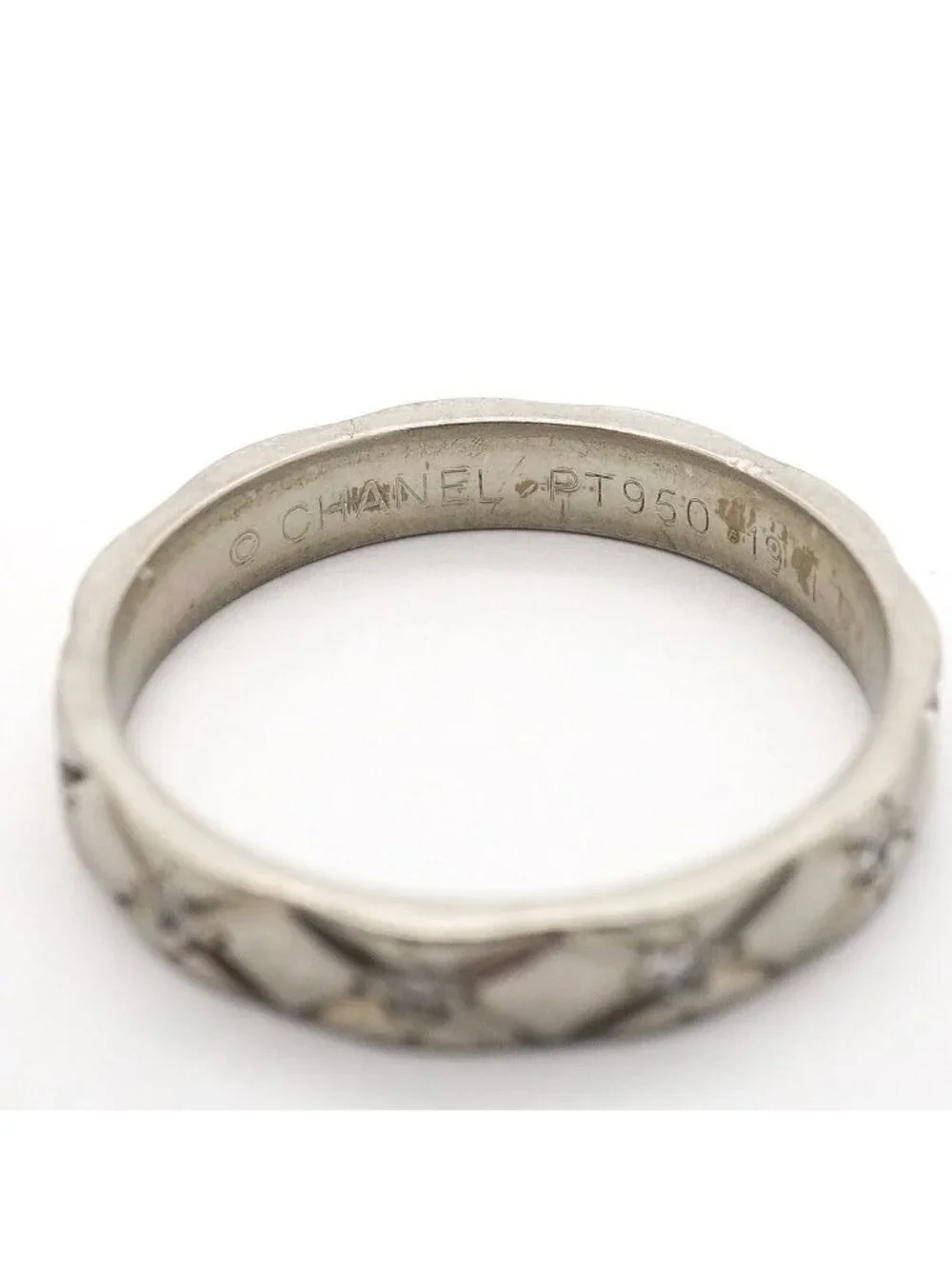 Chanel ring matelasse